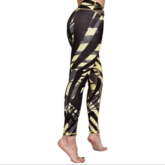 Women's Sport Leggings Extra Stretch Abstract 🐝 - Picture 4 of 6
